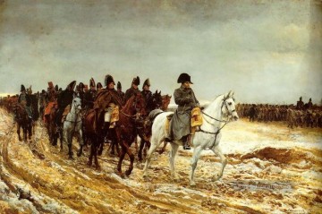  französisch - Die Französisch Kampagne 1861 Militär Ernest Meissonier